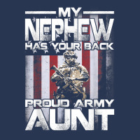 My Nephew Has Your Back Proud Army Aunt T Shirt Ladies Denim Jacket | Artistshot