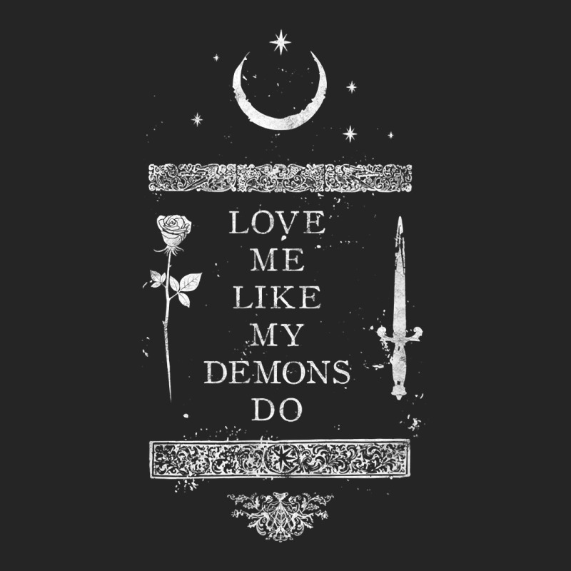 Occult Gothic Grunge Love Me Like My Demons Do Witch Moon T Shirt Unisex Hoodie | Artistshot