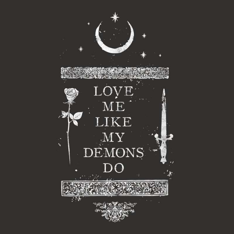 Occult Gothic Grunge Love Me Like My Demons Do Witch Moon T Shirt Champion Hoodie | Artistshot