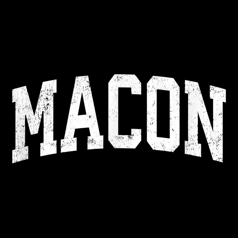 Macon Georgia Ga Vintage Athletic Sports Design T Shirt Zipper Hoodie by TeaMenShop | Artistshot