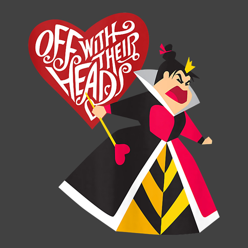 Alice In Wonderland Queen Of Hearts Off With Their Heads Tank Top Vintage T-shirt | Artistshot