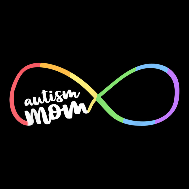 Family Autism Awareness Mom Rainbow Infinity Symbol T Shirt Maternity Scoop Neck T-shirt by oluwafemimccullers | Artistshot