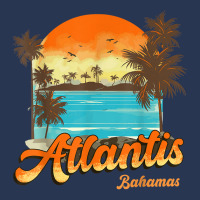 Atlantis Bahamas Beach Summer Vacation Palm Sunset T Shirt Ladies Denim Jacket | Artistshot