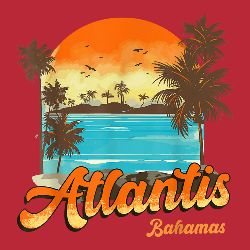 Atlantis Bahamas Beach Summer Vacation Palm Sunset T Shirt Women's V-Neck T-Shirt by lissuttie | Artistshot