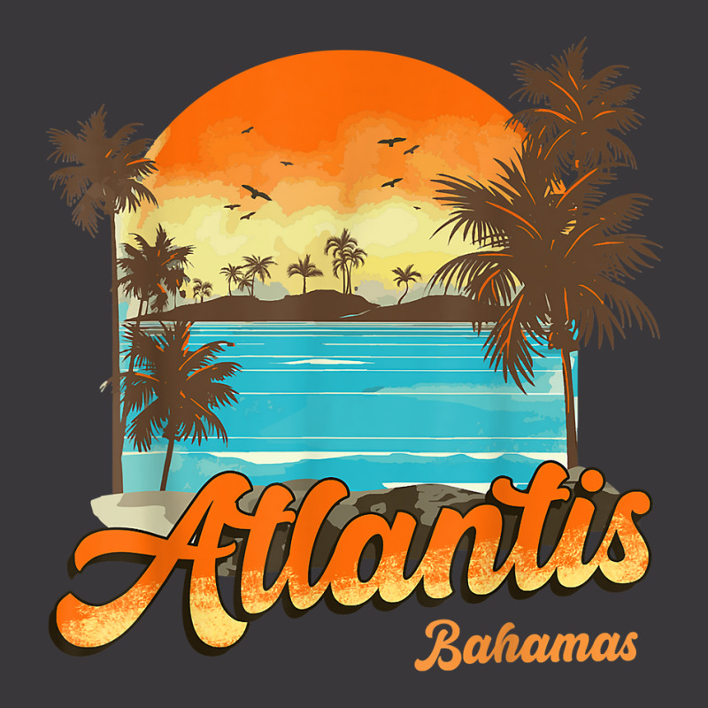 Atlantis Bahamas Beach Summer Vacation Palm Sunset T Shirt Ladies Curvy T-Shirt by lissuttie | Artistshot