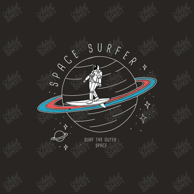 Space Surfer Ladies Fitted T-Shirt by Disgus_Thing | Artistshot