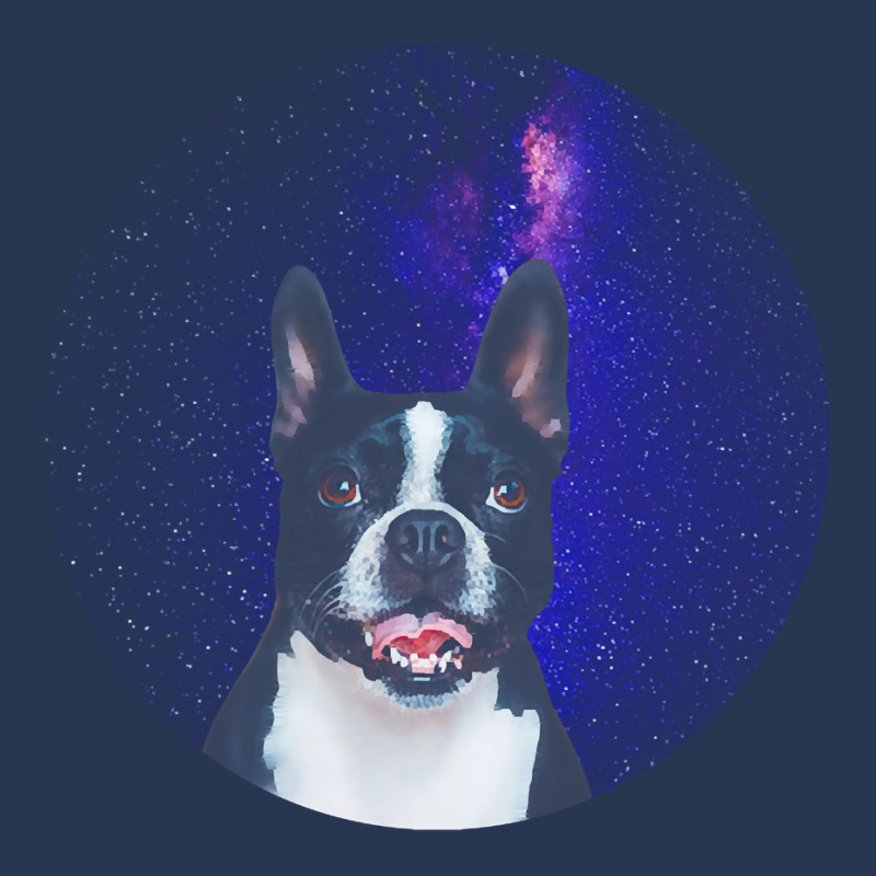 Boston Terrier T  Shirtfunny Boston Terrier Lover Face Dog Galaxy T  S Men Denim Jacket | Artistshot