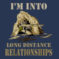 Funny Sniper Camo Long Distance Relationship Gun Lover 2a T Shirt Men Denim Jacket | Artistshot