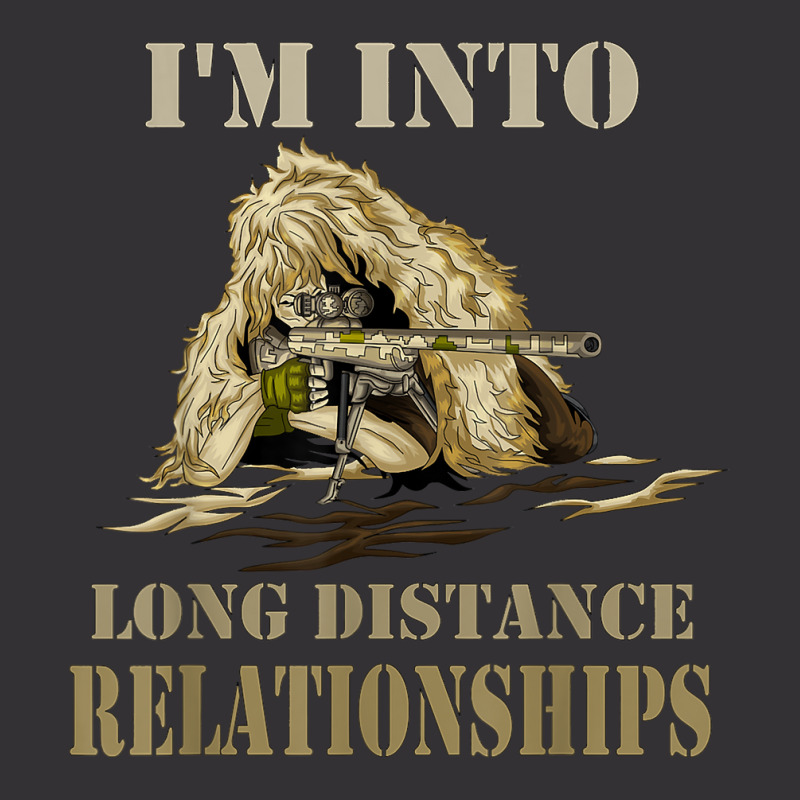 Funny Sniper Camo Long Distance Relationship Gun Lover 2a T Shirt Vintage Hoodie | Artistshot