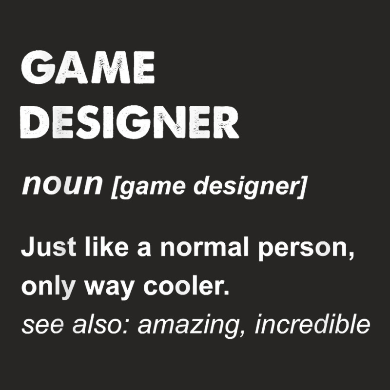 Game Designer T Shirt Ladies Fitted T-Shirt by TeaMenShop | Artistshot