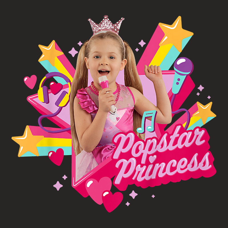 Kids Love Diana Popstar Princess Kids T Shirt Ladies Fitted T-Shirt by men.adam | Artistshot