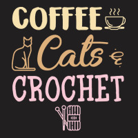 Crocheting T  Shirt Coffee Cats And Crochet Cute Crocheting Design For T-shirt | Artistshot