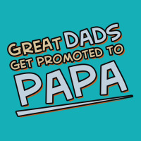 Great Dads Get Promoted To Papa License Plate | Artistshot