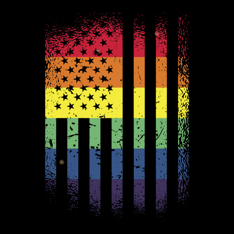 American Pride Flag Cropped Hoodie | Artistshot