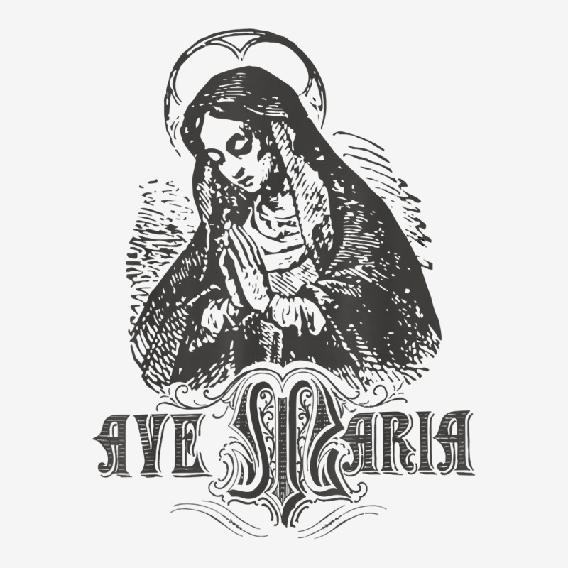 Ave Maria Schubert Latin Mass Blessed Mother Hail Mary Lady T Shirt Classic T-shirt by ayedencoplon | Artistshot