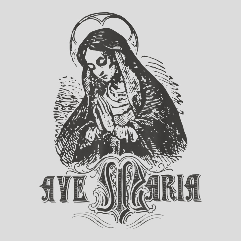 Ave Maria Schubert Latin Mass Blessed Mother Hail Mary Lady T Shirt Men's Polo Shirt by ayedencoplon | Artistshot