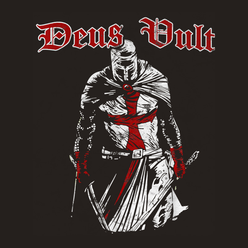 Deus Vult   Knight Templar   Vintage Crusader T Shirt Tank Top | Artistshot