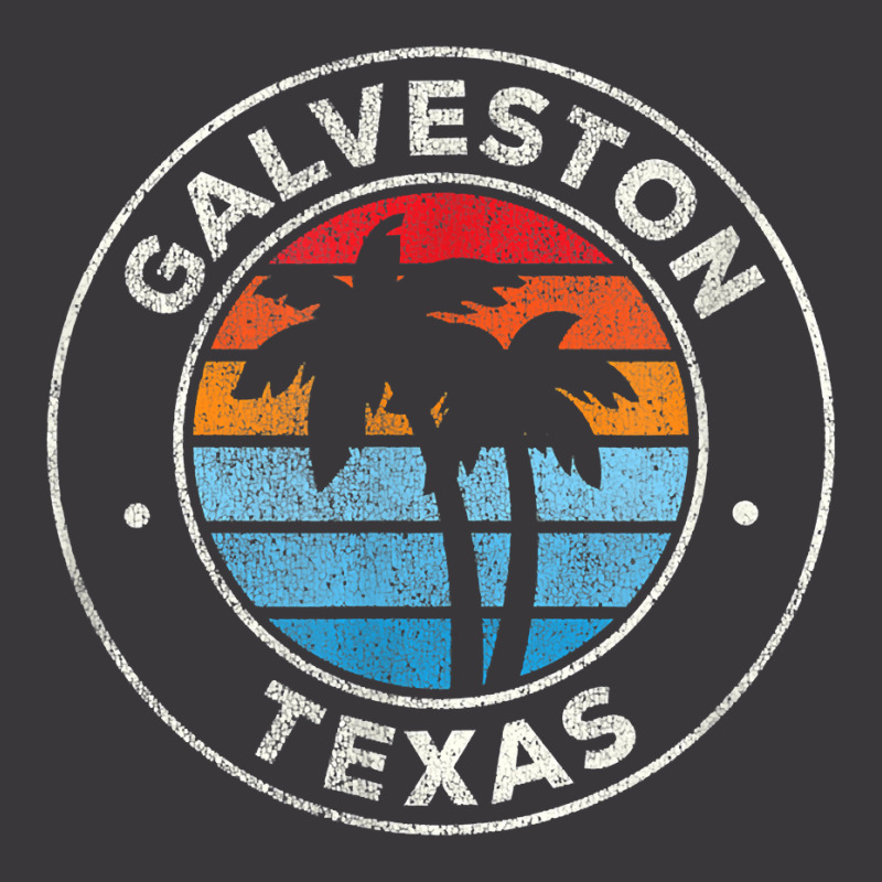 Galveston Texas Tx Vintage Graphic Retro 70s T Shirt Ladies Curvy T-Shirt by tamkyfashions | Artistshot