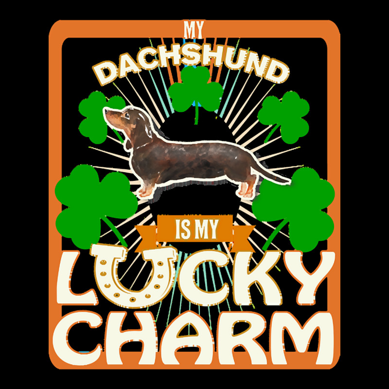 Dachshund T  Shirt My Black & Tan Dachshund Is My Lucky Charm   Gifts Men's 3/4 Sleeve Pajama Set by aboehm | Artistshot