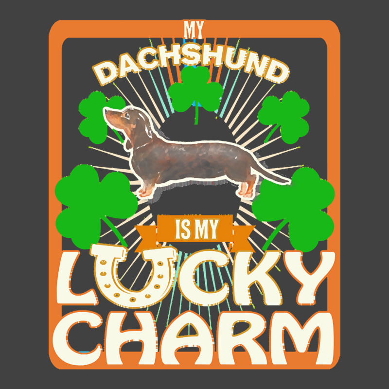 Dachshund T  Shirt My Black & Tan Dachshund Is My Lucky Charm   Gifts Vintage T-Shirt by aboehm | Artistshot