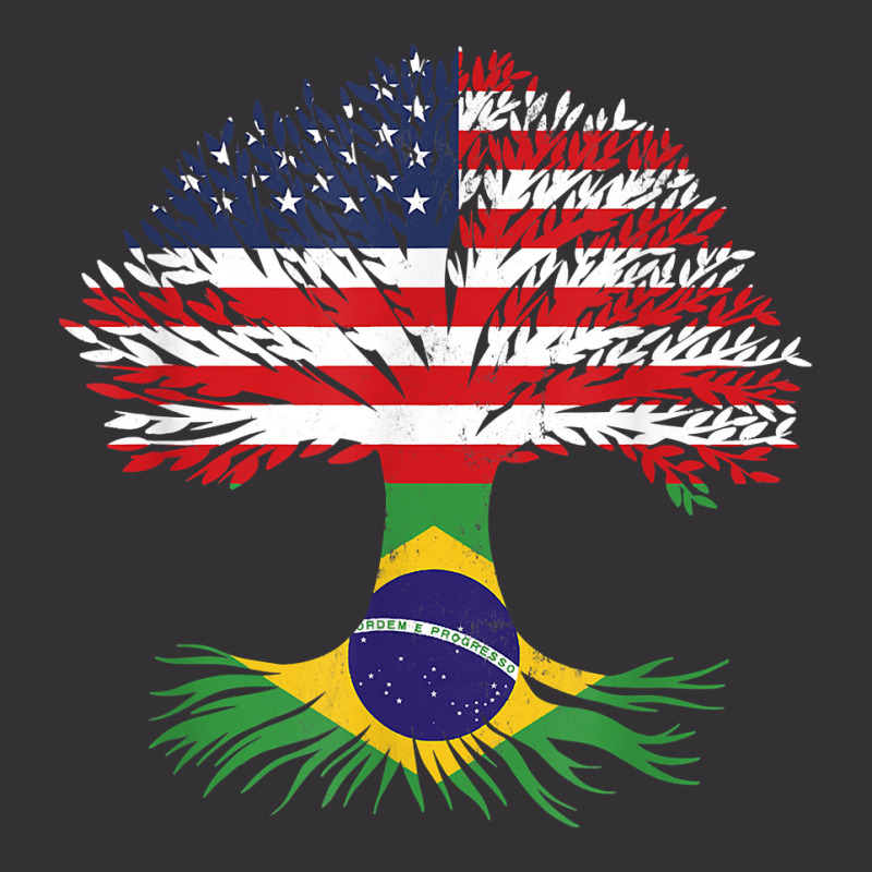 Grown Up American Brazilian Roots American Flag Brazil T Shirt Vintage Short | Artistshot