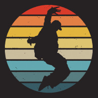 Hip Hop T  Shirt Break Dance Silhouette On A Distressed Retro Sunset D Vintage Cap | Artistshot