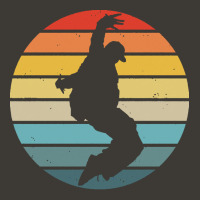 Hip Hop T  Shirt Break Dance Silhouette On A Distressed Retro Sunset D Bucket Hat | Artistshot