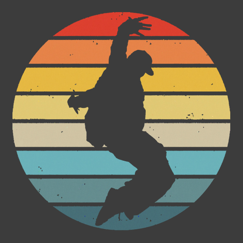 Hip Hop T  Shirt Break Dance Silhouette On A Distressed Retro Sunset D Men's Polo Shirt by remoteriver | Artistshot