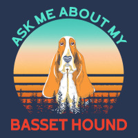 Basset Hound T  Shirt Ask Me About My Basset Hound T  Shirt Men Denim Jacket | Artistshot