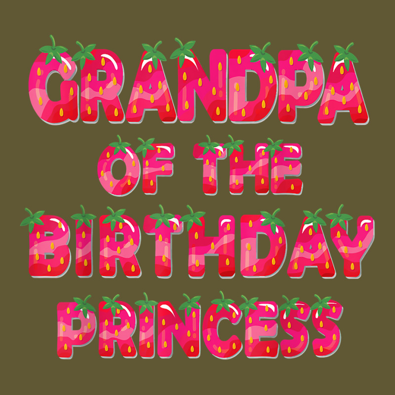 Grandpa Of The Birthday Princess Girl Strawberry Party T Shirt Vintage Short | Artistshot