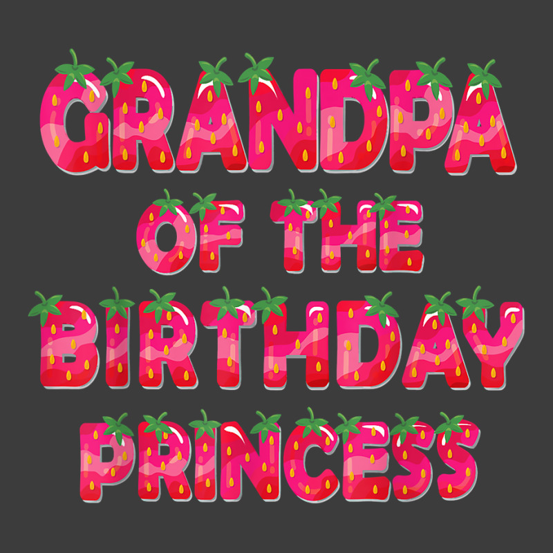 Grandpa Of The Birthday Princess Girl Strawberry Party T Shirt Men's Polo Shirt | Artistshot