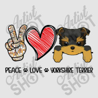 Peace Love Yorkshire Terrier Exclusive T-shirt | Artistshot