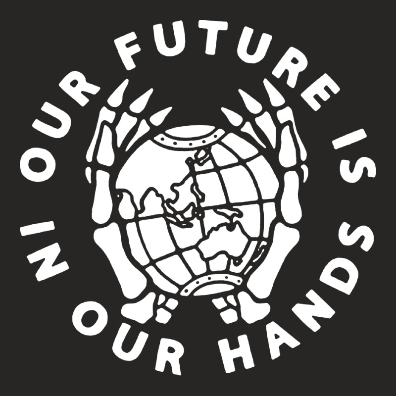 Our Future Is In Our Hands Ladies Fitted T-Shirt by irnanto | Artistshot