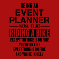 Being An Event Planner Like The Bike Is On Fire Printed Hat | Artistshot