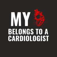 Cardiologist Doctor Funny Heart White Ladies Fitted T-shirt | Artistshot