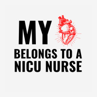 Nicu Nurse Funny Heart Baby Bibs | Artistshot