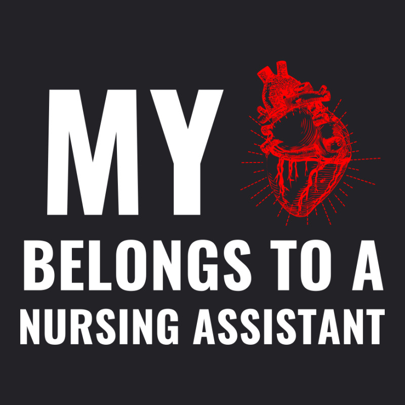 Nursing Assistant Funny Heart White Youth Tee | Artistshot