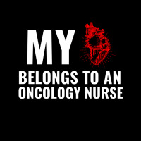 Oncology Nurse Funny Heart White Women's V-neck T-shirt | Artistshot