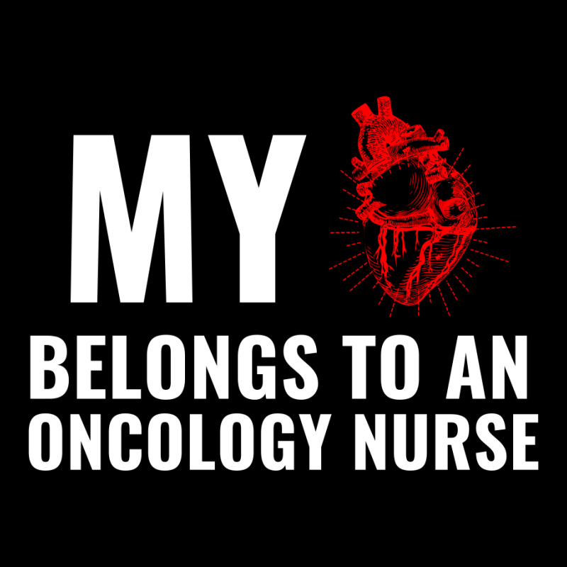 Oncology Nurse Funny Heart White Women's V-neck T-shirt | Artistshot