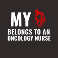 Oncology Nurse Funny Heart White Racerback Tank | Artistshot