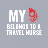 Travel Nurse Funny Heart White Tank Dress | Artistshot