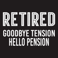 Retired Goodbye Tension Hello Pensiyon Waist Apron | Artistshot