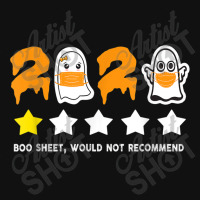 2020 Review One Star Rating Boo Sheet Rectangle Patch | Artistshot