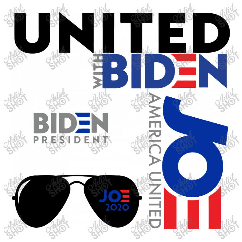 United With Biden 2020 Women's V-Neck T-Shirt by Megumi | Artistshot