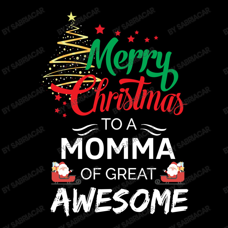 Merry Christmas To A Momma Of Great Awesome V-neck Tee | Artistshot