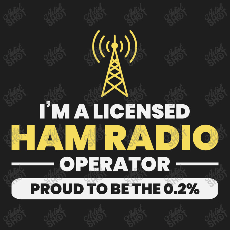 Amateur Ham Radio Operator Dad Grandpa Funny Gift Classic T-shirt by Tasteful Tees | Artistshot