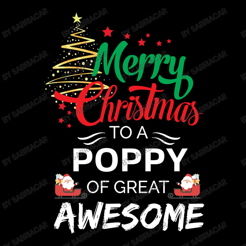 Merry Christmas To A Poppy Of Great Awesome Youth Hoodie | Artistshot