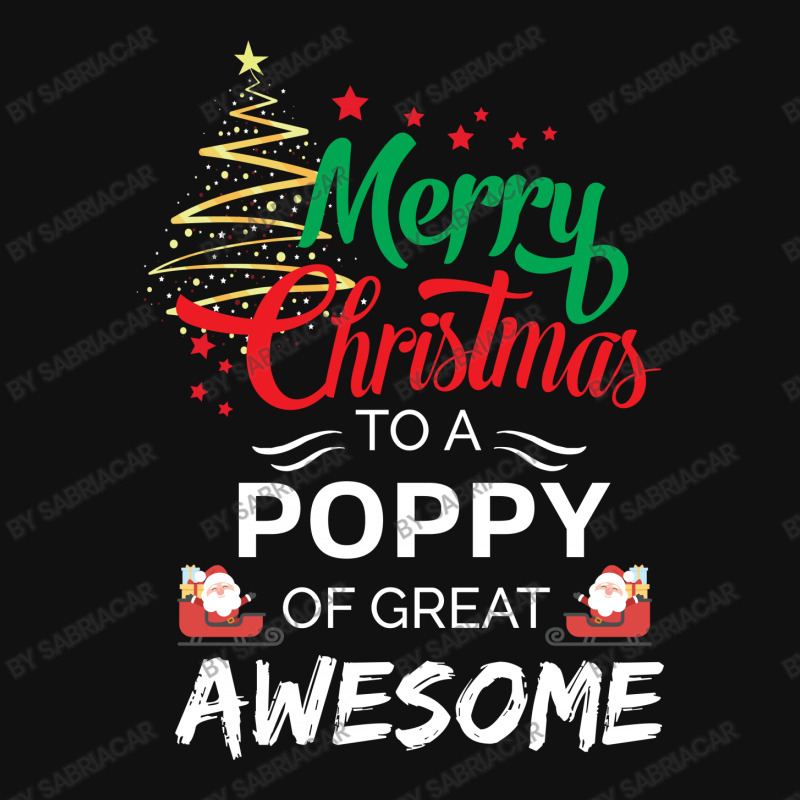 Merry Christmas To A Poppy Of Great Awesome Baby Bibs | Artistshot