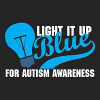 Light It Up Blue For Autism Awareness 3/4 Sleeve Shirt | Artistshot