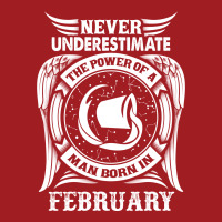 Never Underestimate The Power Of A Man Born In February Waist Apron | Artistshot